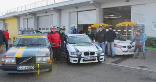 Mit dabei am Sachsenring war das Rallyeteam Westsachsen. Mit drei Fahrzeugen ging es auf die Strecke. Foto: Uwe Wolf