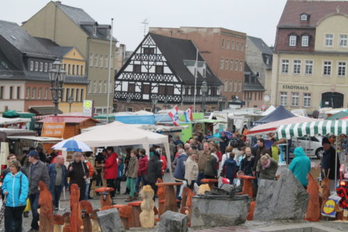 Jede Menge Besucher verbuchte auch der Bauernmarkt für sich. Foto. Uwe Wolf
